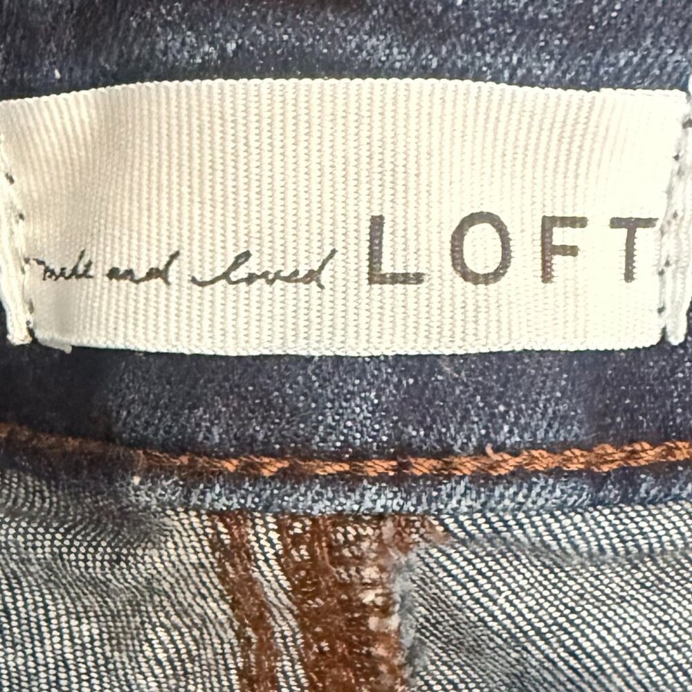LOFT Modern Skinny Jeans | Dark Wash | Size 10 - Picture 6 of 7